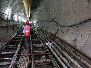 5. Kolkata underwater metro tunnel