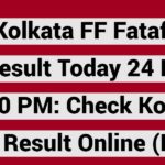 Kolkata FF Fatafat Result Today 24 Feb 8:30 PM: Check Kolkata FF Result Online (Live)