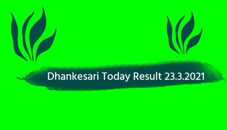 Dhankesari Today Result 23.3.2021: 11:55 AM, 4PM, 8PM
