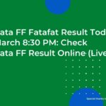 Kolkata FF Fatafat Result Today 20 March 8:30 PM: Check Kolkata FF Result Online (Live)