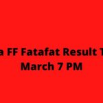 Kolkata FF Fatafat Result Today 5 March 7 PM