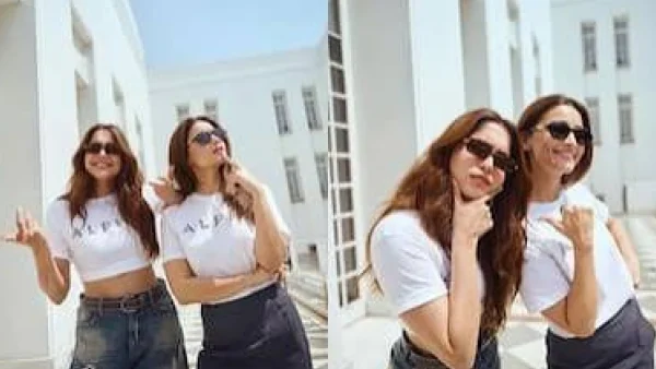 Alpha Promotions: Alia Bhatt and Sharvari Kick Off Delhi Tour in Matching Tees