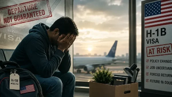 “I Feel Like an Absolute Failure”: H-1B Setback Forces Indian Techie Home After 5 Years in US