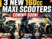 New 160cc Maxi-Scooters: TVS, Honda, and Yamaha Race to Launch