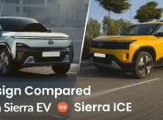 Tata Sierra EV vs ICE: Design Differences Between the Two Models Explained