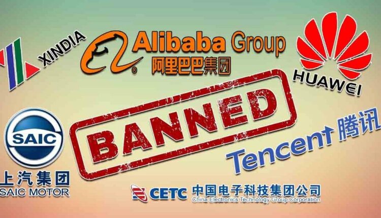 More Chinese Cos To Be Banned in India