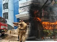 আলিপুরে দক্ষিণ ২৪ পরগনা জেলা পরিষদ ভবনে আগুন, ঘটনাস্থলে ১০টি ইঞ্জিন, রশি নামিয়ে উদ্ধার