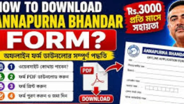Annapurna Bhandar Form: কীভাবে পিডিএফ ডাউনলোড করে অফলাইনে আবেদন করবেন