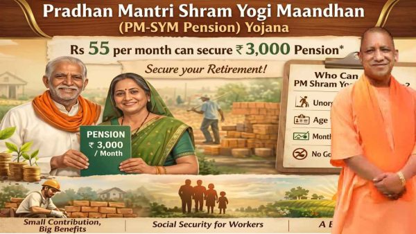PM Shram Yogi Maandhan Yojana: মাসে ৫৫ টাকা জমিয়ে ৬০ বছর পর ৩০০০ টাকা পেনশন
