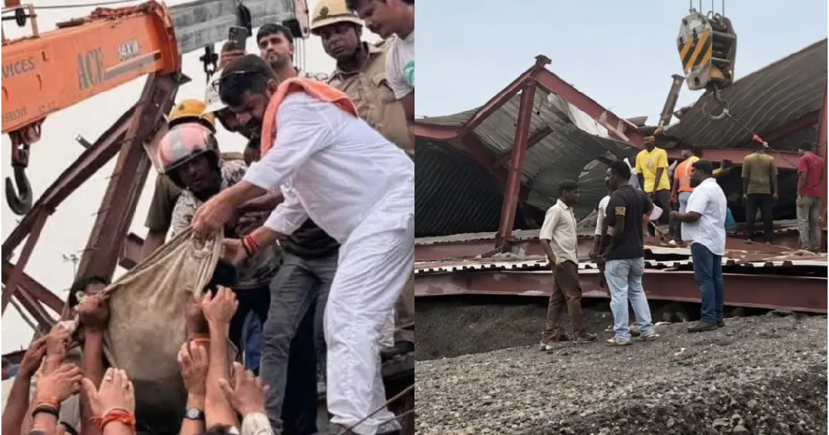 তারাতলায় বিধ্বংসী দুর্ঘটনা: ভেঙে পড়ল গুদামের চাল, ধ্বংসস্তূপের নিচে আটকে অনেকে